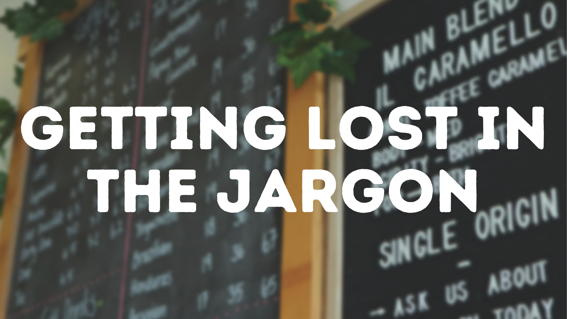 Uncomplicating Coffee